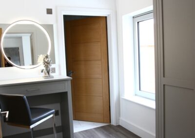 home dressing table and storage unit natural stone finish