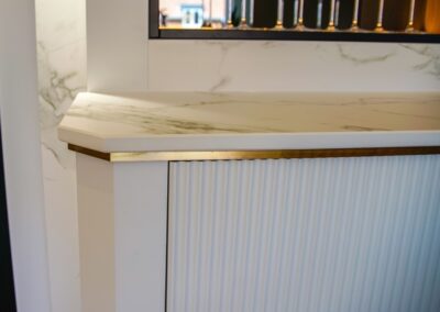 Wine unit with marble top