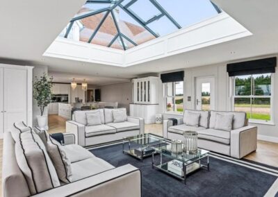 Open plan living area