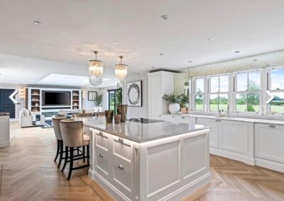 Bespoke furniture for open plan living area