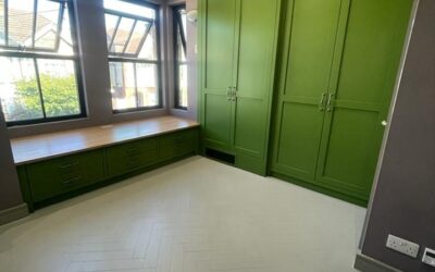 Multiple bespoke bedroom furniture pieces